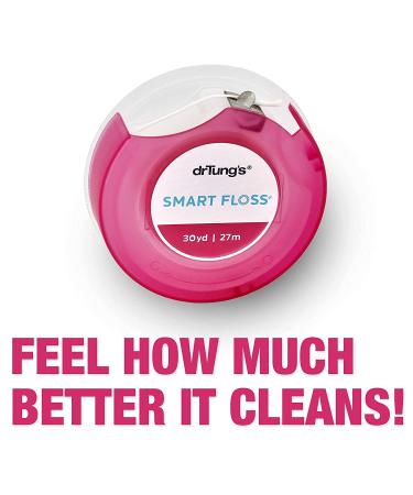 DrTung's Smart Floss - Natural Cardamom Flavored Dental Floss, PTFE & PFAS Free, Gentle on Gums, Expands & Stretches, BPA Free (Pack of 6) - Buy Online on GoSupps.com