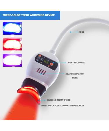 Carejoy Professional Dental Teeth Whitening LED Lamp | 3 Mode Blue Purple Red Light Accelerator | For Dental Chair - Buy Online on GoSupps.com