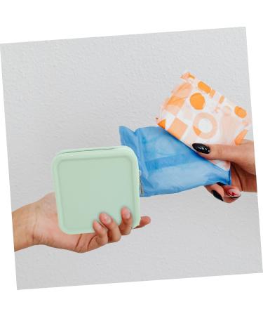 Solustrious Ocean Green Silicone Storage Bags for Menstruation & Cosmetic Use - Perfect for Teens & Women - Buy Online on GoSupps.com