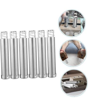 FOMIYES 18 STK Moxa Accessories - Stainless Steel Moxa Gel Burner & Stick Holder | Hot Tool Pusher | Durable 12.5x2.2 cm - Buy Online on GoSupps.com