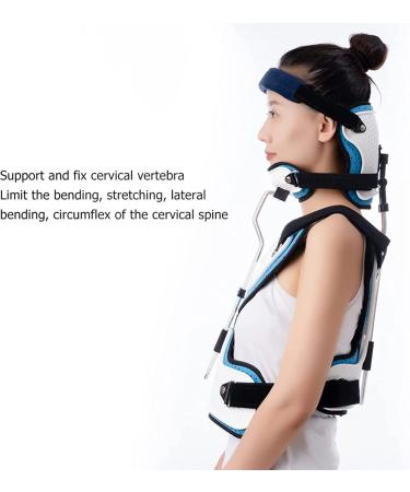 Adjustable Neck Breast Orthosis | Cervical Vortex Rehabilitation Support | Neck Traction Device for Adults - Buy Online on GoSupps.com
