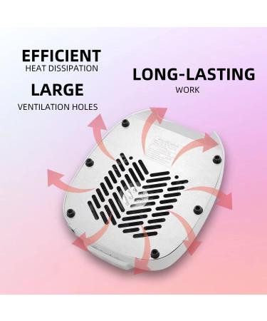 Kikugu Rechargeable Nail Dust Collector Powerful Nail Dust Collector for Acrylic Nails with Replaceable Filter Nail Dust Cleaner Perfect for Home Salon Use - Buy Online on GoSupps.com