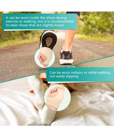 Hallux Valgus Corrector Gel Bunion Socks - Silicone Toe Spreader & Pain Relief Sleeves for Day & Night Comfort - Buy Online on GoSupps.com