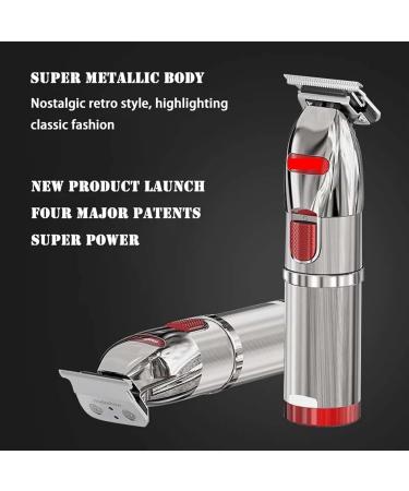 Professional Cordless Hair Trimmer & Clipper - Full Metal Hair Care & Styling Tool for Effortless Grooming - Buy Online on GoSupps.com