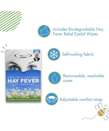 The Eye Doctor Allergy - Cold Eye Compress for Inflammation, Puffy Eyes, Headaches & Migraines. Reusable Gel Mask for Soothing Relief - Cold Therapy - Buy Online on GoSupps.com