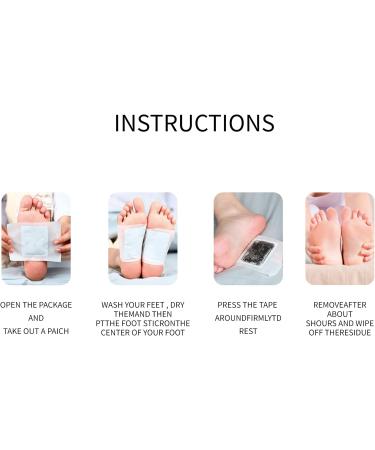 GoodBeauty Foot Pads(12pcs) Ginger Powder Bamboo Vinegar Foot Patches for Foot Care Natural Cleansing Foot Pads Adhesive Sheets for Pain Relief Relieve Stress Improve Sleep Relax Body - Buy Online on GoSupps.com