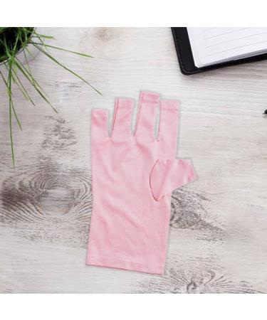 Gel Manicures Glove UV Shield Glove for Gel Manicure Fingerless Nail Glove for Nail Design 2 pairs. - Buy Online on GoSupps.com