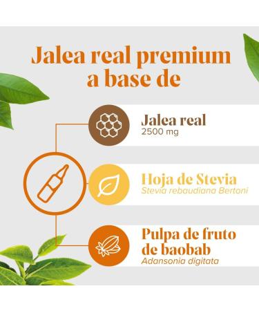 Buy ARKOREAL Jalea Real Fresca Mega Forte 2500mg - 20 Ampoules | Premium Royal Jelly Supplement | International Shipping Available - Buy Online on GoSupps.com