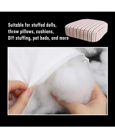 200g High Resilience Polyester Fiber Fill Stuffing for Crafts and Small Animals - 7.06oz Pillow Filling Fiberfill for DIY Dolls - Buy Online on GoSupps.com