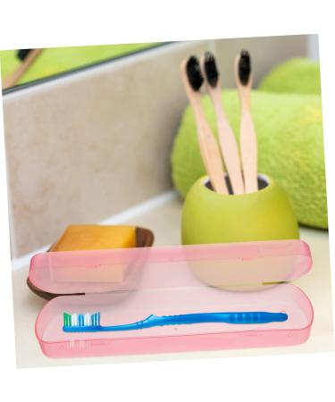 Magiclulu Portable Toothbrush Case - 4 Pcs Travel Dental Storage Box - Kissing Brushes Himmelblau - 21x5.5cm - Buy Online on GoSupps.com