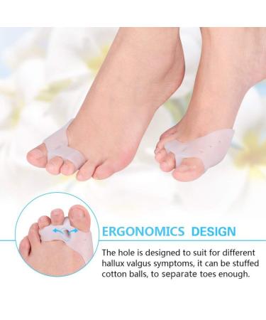 Bunion Relief Silicone Toe Separator and Corrector - Universal Size Unisex Hallux Valgus Straightener Splint for Overlapping Toes - Buy Online on GoSupps.com