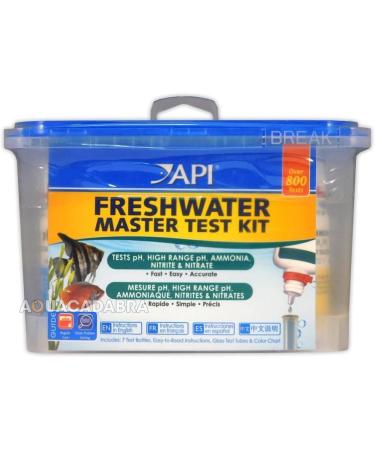 API Freshwater Master Test Kit Kit includes laminated color card 4 test tubes & holding tray - Buy Online on GoSupps.com