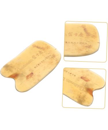 Beaupretty Scraping Board - Facial Scraping Tool & Acupoint Massager for Home & Salon | Natural Horn Gua Sha Board for Face & Neck Massage - Travel-Friendly Multi-Function Beauty Tool - Buy Online on GoSupps.com