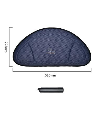 MORFIT Lumbar Support for Car - Firm Back Support for Pain Relief - Amethyst Blue - Buy Online on GoSupps.com