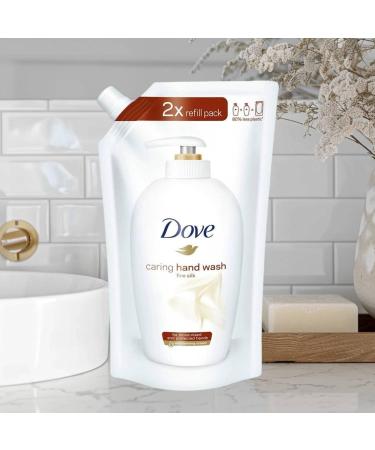  Dove Dove Eco-Recharge Liquid Soap for Hands Body Face Precious Silk 500 ml (3) - Buy Online on GoSupps.com