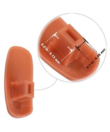 PANA USA Training Practice Tips - Fake Nail Tips for DIY Manicure & Nail Art (Brown - Buy Online on GoSupps.com