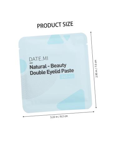 Beavorty Droopy Eyelid Tape 3 Sets Double Eyelid Sticker Eye Makeup Eyelid Shadow Sticker Eye Lift Tape Invisible Tape Mesh Sticky Eyelid Tape 8.2X7.5X0.1CM Blue - Buy Online on GoSupps.com