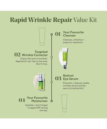 MURAD Rapid Wrinkle Repair Kit - Worth 168 Save 40 percent - 2 Full Sizes to Smooth Wrinkles in an Instant and Over Time - Eye Serum - Wrinkle Correcter - Buy Online on GoSupps.com
