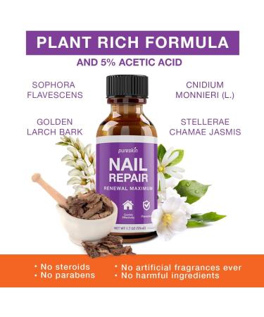 PURE GROWN BY NATURE Pureskin Nail Repair - 1.7 Oz. - Buy Online on GoSupps.com