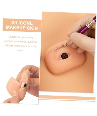 GLEAVI 2 Pairs Silicone Molds Makeup Tools Tools Makeup Face Practice Board Eye Plate Thicken 3d 13.8x5.2x1.5cmx2pcs As Shownx2pcs - Buy Online on GoSupps.com