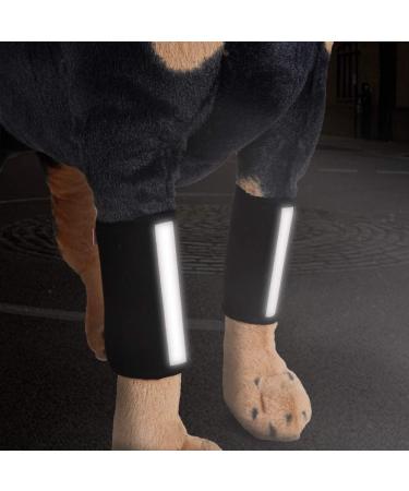 Dog Knee Pads 1 Pair of Leg Hock Joint Protection Belts are Protected with Safety Reflective Belts Wound Healing and Loss of Stability Due to Arthritis Can Prevent Injuries and Sprains (S red) S Red - Buy Online on GoSupps.com