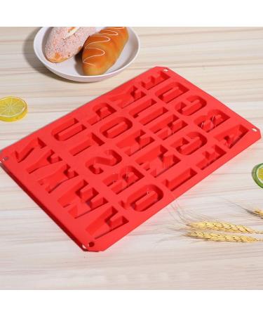 Chocolate Mould Non-Stick Silicone -40 To +230 Rectangular DIY Alphabet Mold for Kitchen Bakery - Buy Online on GoSupps.com