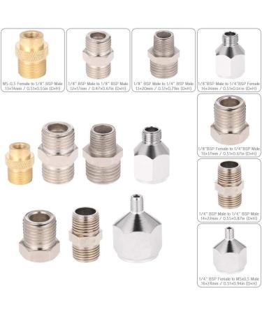 7pcs Professional Airbrush Adaptor Kit for Air Compressor & Hose - Buy Online on GoSupps.com