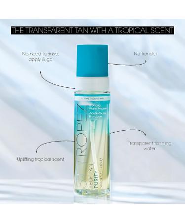 St.Tropez Bronzing Water Mousse - Clear Water Self Tanner for Everyday Glow | Vegan, Natural & Cruelty-Free | 6.7 fl oz - Buy Online on GoSupps.com