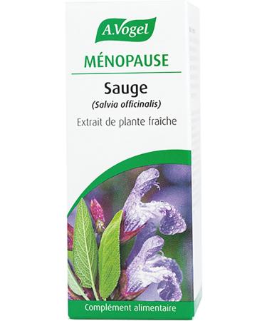 A.VOGEL Dietary Supplement for Women Menopause Treatment Fights Hot Flashes Abdominal Pain & Mood Swings Organic Fresh Plant Extract Sage 50 ml - Buy Online on GoSupps.com