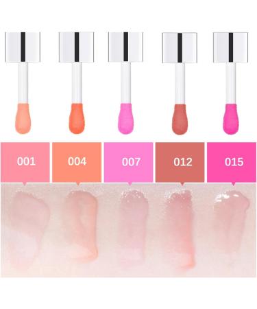 Lip Glow Oil Huile pour Les L vres Hydratante Formule Non Collante Brillance Subtile avec Rouge L vres Liquide Teint Transparent Retient L'humidit pour viter Les L vres Gerc es 6 ML 5 Pi ces - Buy Online on GoSupps.com