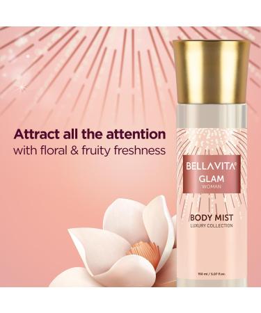 Be'llaVita Luxury Senorita & Glam Body Spray Mist Perfume Combo with Long Lasting Refreshing Floral & Fruity Fragrance Scent of Jasmine for Women 150 ML Each - Buy Online on GoSupps.com