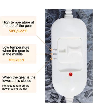 Hongyun Pet Heating Pad 17.7x17.7 - Waterproof Indoor Warming Mat for Cats and Dogs | Chew Resistant Cord for Safety - Buy Online on GoSupps.com