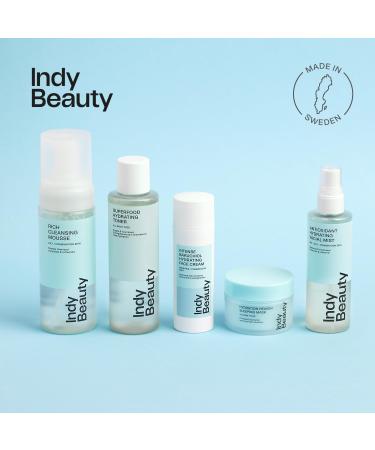 Antioxidant Hydrating Face Mist with Hyaluronic Acid & Vitamin C | Makeup Setting & Cooling Spray | Blue Light Protection | Vegan & Dermatologically Tested | 100ml - Indy Beauty - Buy Online on GoSupps.com