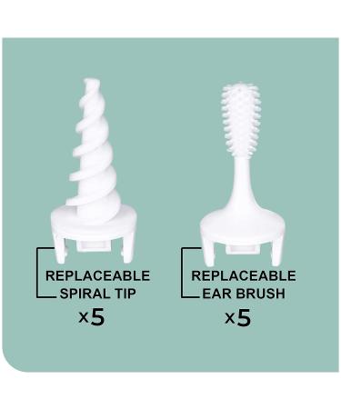 Tvidler Pro Ear Wax Removal Extra Heads - Reusable Medical Grade Silicone - Safely Removes Ear Wax - Fits Tvidler Pro Device - Enhance Hygiene & Clean Ears - Buy Online on GoSupps.com