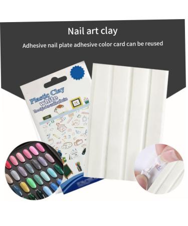 Nail Art Clay Nail Pieces Fixed Plasticine Glue for Nail Art Showing Brushes - Buy Online on GoSupps.com