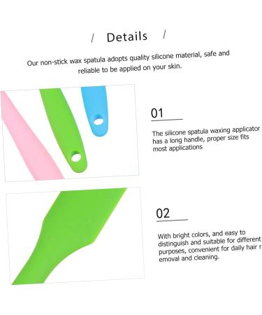 Doitool 3-in-1 Silicone Hair Removal Pen & Mini Spatula for Women - Facial Cleaner & Cosmetic Tool - Buy Online on GoSupps.com