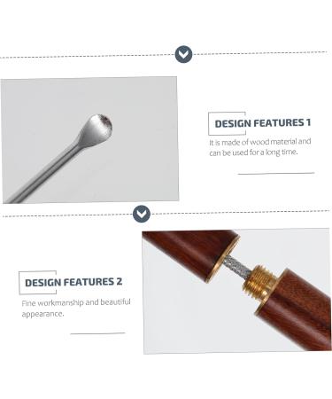 FRCOLOR 4 Pcs Wooden Ear Cleaning Spoons - Durable Ear Picks & Scoops for Effective Ear Hygiene | Portable Ear Care Gadgets - Buy Online on GoSupps.com