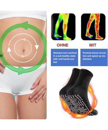 Shop Heated Thermal Socks - Self-Warming Tourmaline Foot Warmers (4PCs) - Stay Cozy Anywhere! - Buy Online on GoSupps.com