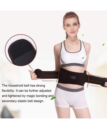 Buy Electrically Heated Waist Belt - Relieve Back Pain Sore Muscles & Improve Posture - Waist Massage Device (Black) - Buy Online on GoSupps.com