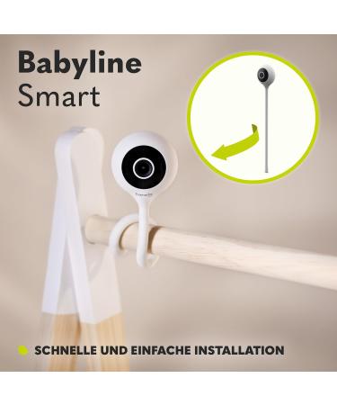 Lionelo BabyLine Smart Electronic Baby Monitor - Wi-Fi Camera with Mobile App Movement & Noise Detection Night Vision Temperature Sensor - International Shipping Available - Buy Online on GoSupps.com
