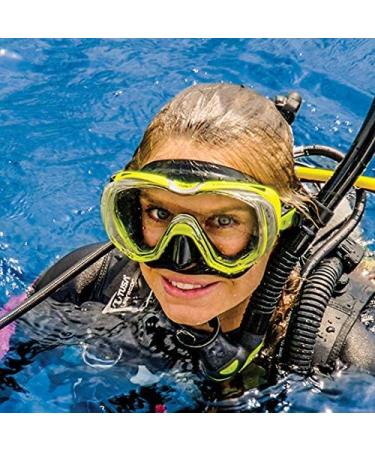 TUSA M-3001 Freedom Tri-Quest Scuba Diving Mask - Flash Yellow | Buy Now - Buy Online on GoSupps.com