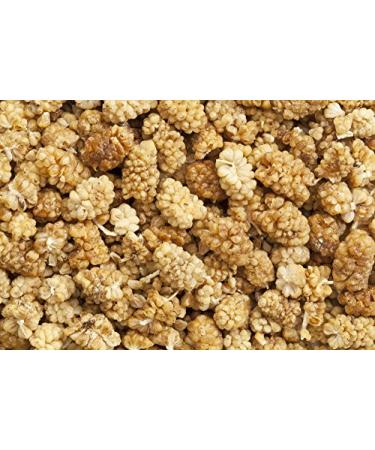 DORIMED Dehydrated white blackberries 1 kg I natural dried fruit I No added sugar I No GMO I No preservatives I No additives and no sulfur I Suitable for vegans