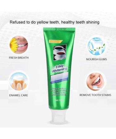 Fresh Herbal Toothpaste 100g - Effective Coffee & Tea Stain Removal Anti-Bad Breath Oral Care - Buy Online on GoSupps.com