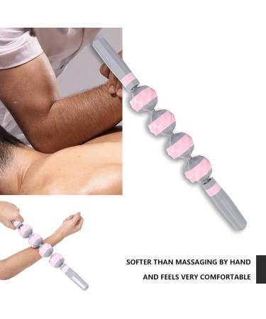 Premium Pink Massage Roller & Yoga Stick for Muscle Relief | Body Massage & Physiotherapy - Buy Online on GoSupps.com