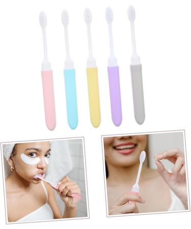 Buy Gatuida 25 Pack Travel Toothbrush - Soft Fiber Folding Camping Toothbrushes in Macaron Colors - Buy Online on GoSupps.com