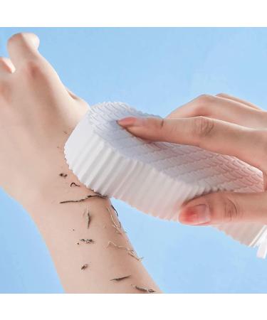 Super Soft Exfoliating Bath Sponge for Adults, Children, and Pregnant Women - White - Buy Online on GoSupps.com
