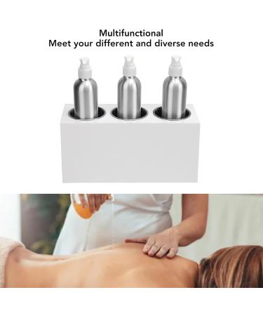 HURRISE Oil Heater Dispenser Massage Oil Heater with Three Oil Bottle Dispenser 3 Bottles Massage Oil Heater Oil Heater with Constant Temperature Control White EU Plug - Buy Online on GoSupps.com
