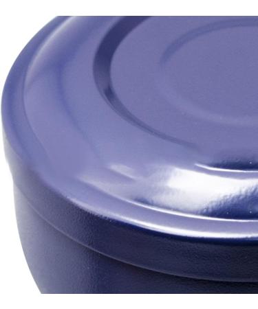 ZJchao Blue Stainless Steel Beard Soap Cream Bowl - Multi-Functional Trimming & Foaming Soap Bowl for Grooming - Buy Online on GoSupps.com