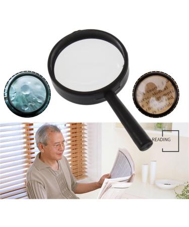 Magnifying Top Handheld Reading 5X Magnifier Hand Held Magnifying 25mm Mini Pocket Magnifying Glass Children Magnifying Glass Good Times - Buy Online on GoSupps.com