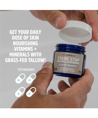 FATCO Stank Stop Deodorant Cream - Scotch Pine + Coriander 1 oz - Buy Online on GoSupps.com